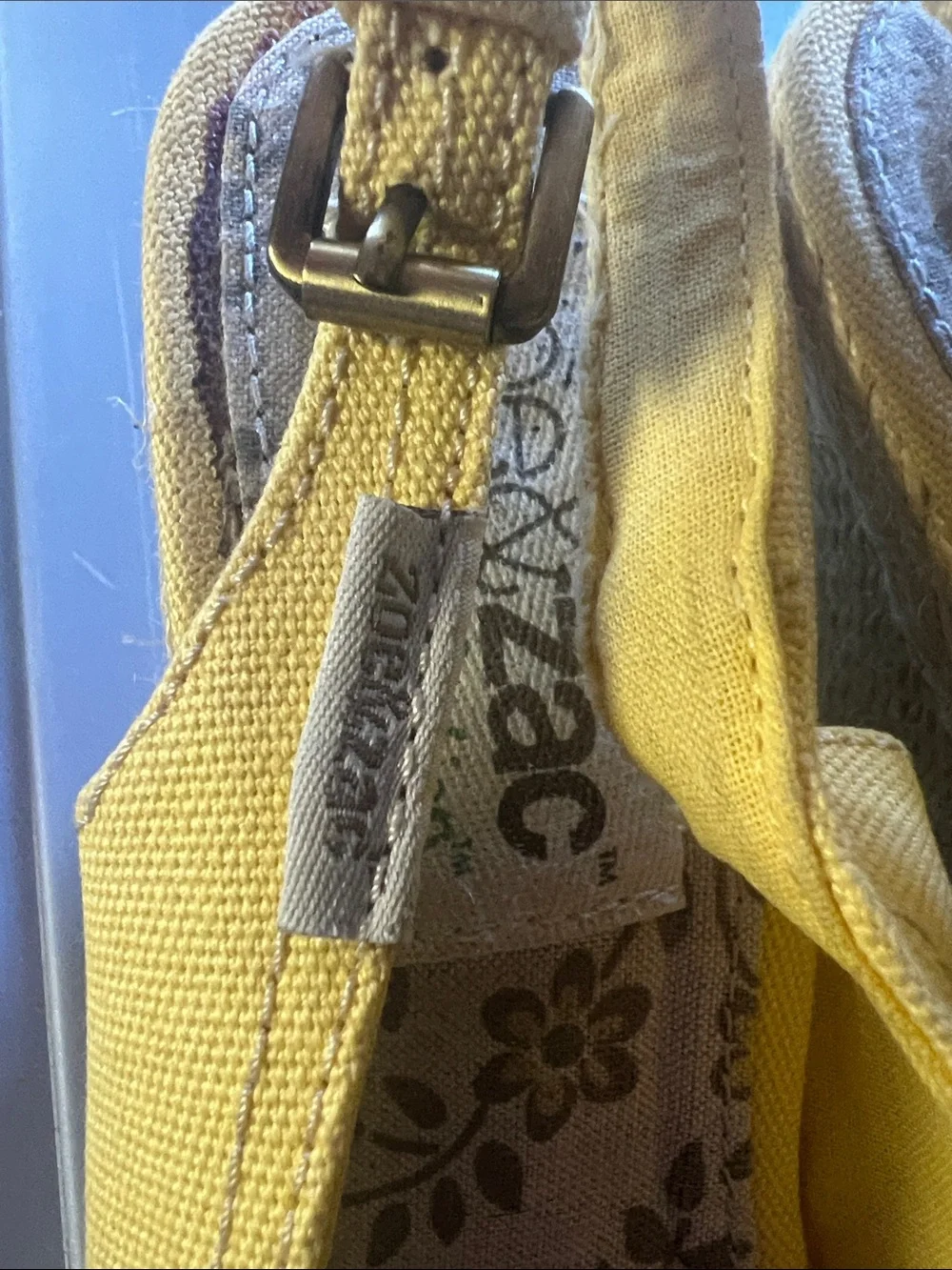 Yellow Slingback Peep-Toe Flats with Rope Bow Accent
